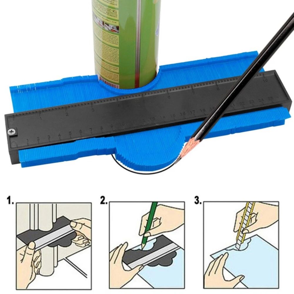 Marking Tool Contour Gauge Plastic Profile Copier Measure Shape Gauge Wood Marking