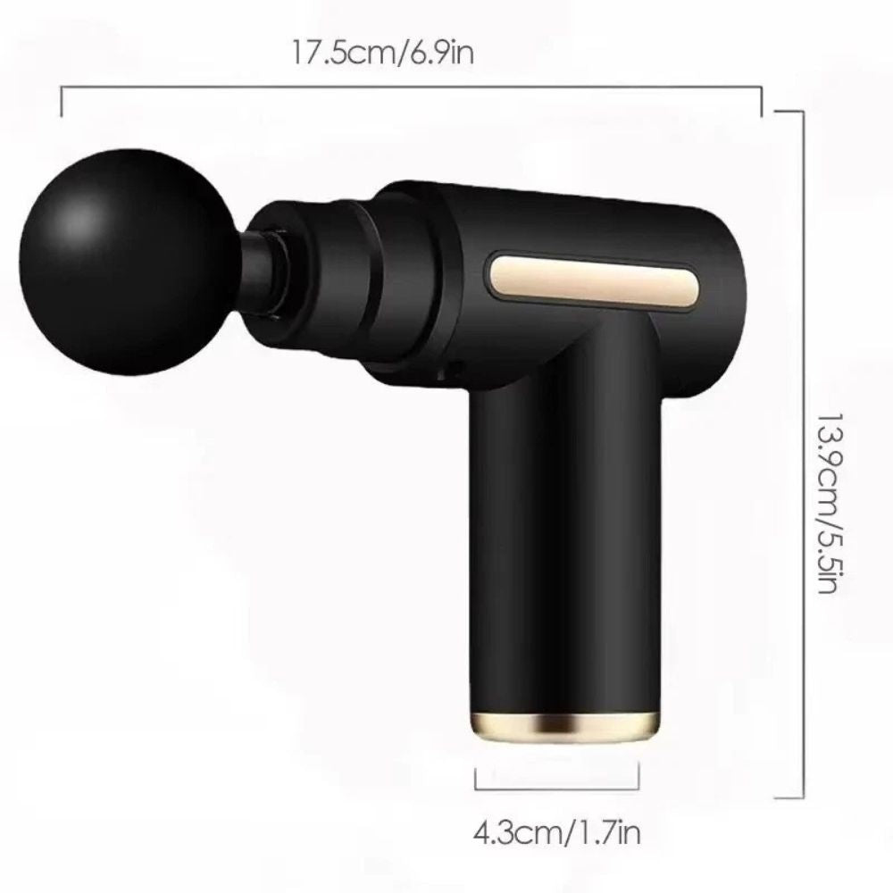 Mini USB Massage Gun Fascia Machine Vibrating Gun Muscle Relaxation Rod Massage