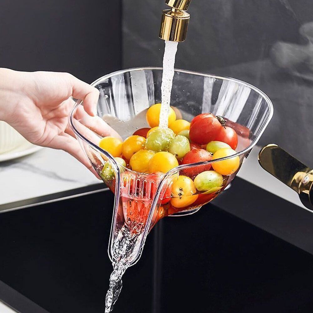 Multi-Functional Drain Basket Kitchen Sink Basket Drainage Basket Funnel