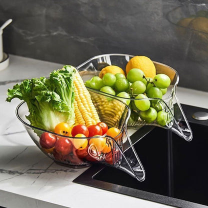 Multi-Functional Drain Basket Kitchen Sink Basket Drainage Basket Funnel