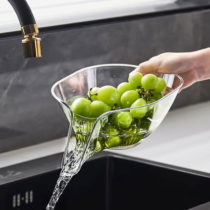 Multi-Functional Drain Basket Kitchen Sink Basket Drainage Basket Funnel