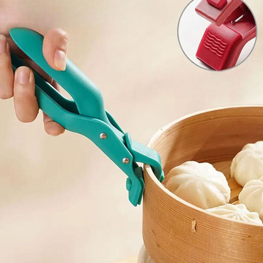 Anti-Scald Bowl Holder Clip for Kitchen Silicone Non-Slip  Multi-Purpose