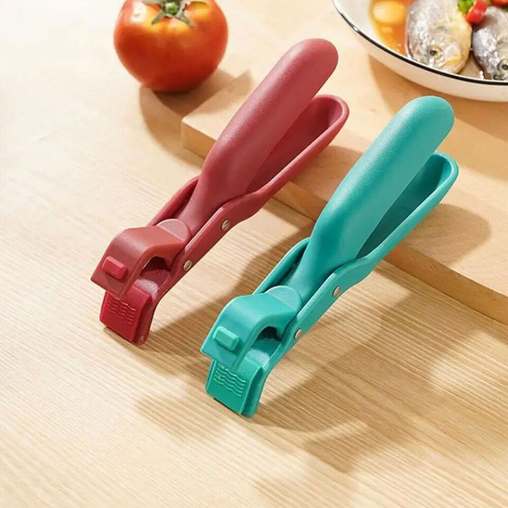 Anti-Scald Bowl Holder Clip for Kitchen Silicone Non-Slip  Multi-Purpose