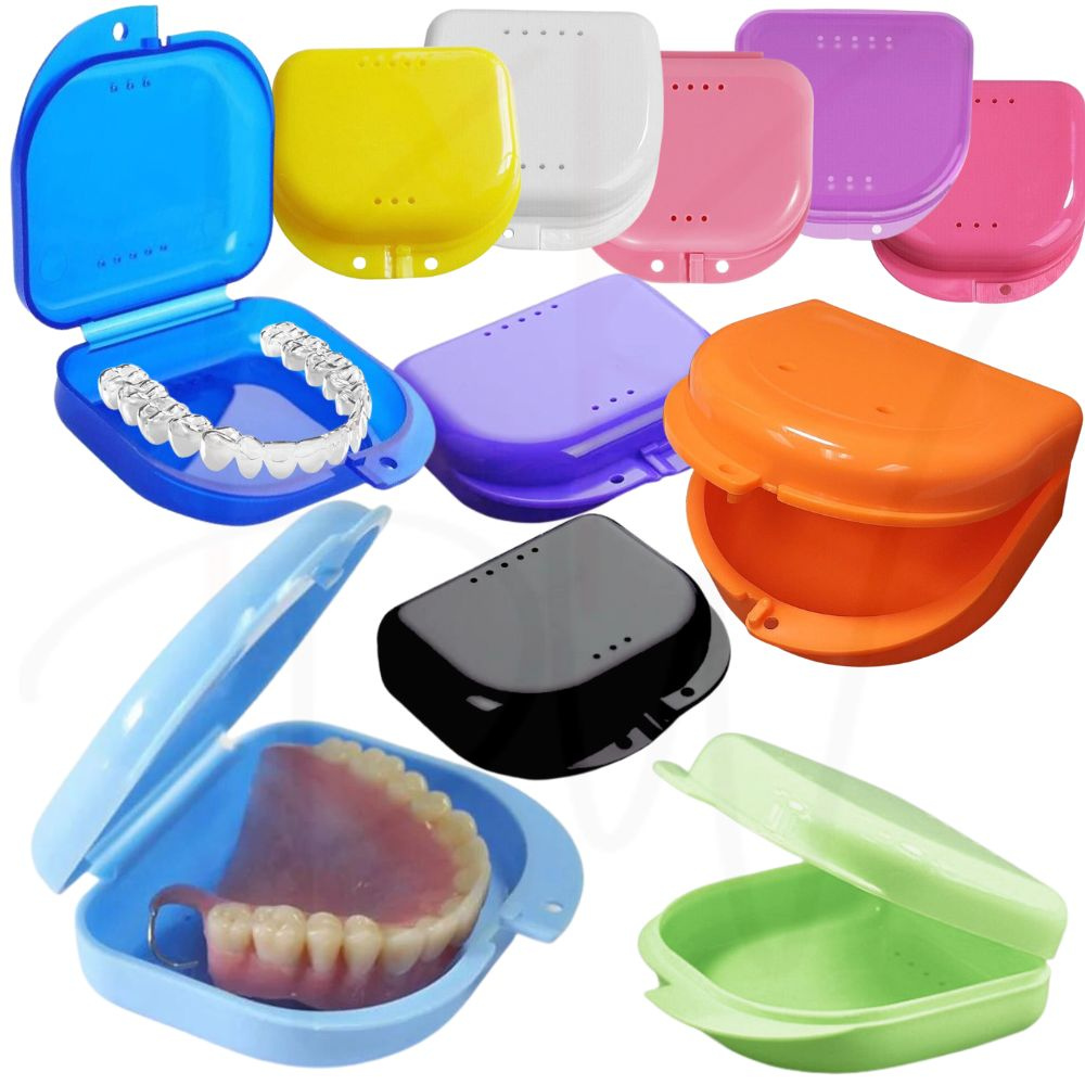 Orthodontic Retainer Box Teeth Mouth Denture Dental Case Guard Storage ...