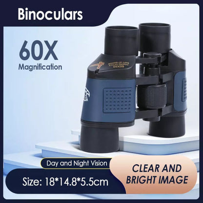 60X60 HD Day/Night Vision Binoculars Outdoor 3000M Telescope for Hunting Travel