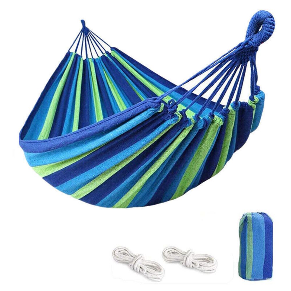 Outdoor Double Hammock Swinging Camping Hanging Travel Bed Tree
