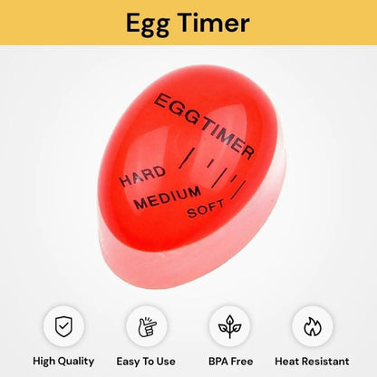 Perfect Boiled Eggs Colour Changing Egg Timer By Temperature Kitchen Helper Tool