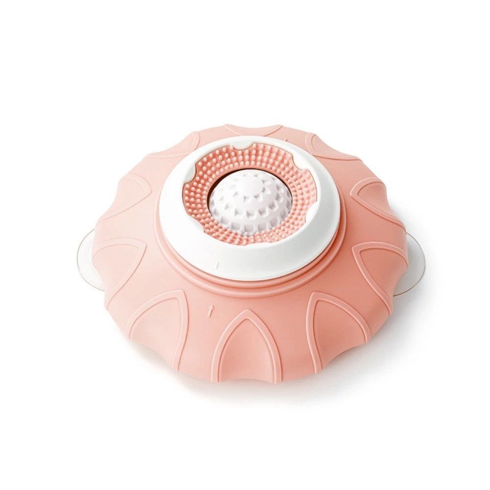 Pet Liquid Food Slow Feeder Licking Dispenser, Rolling Ball-in Lick Bowl Anti-Slip