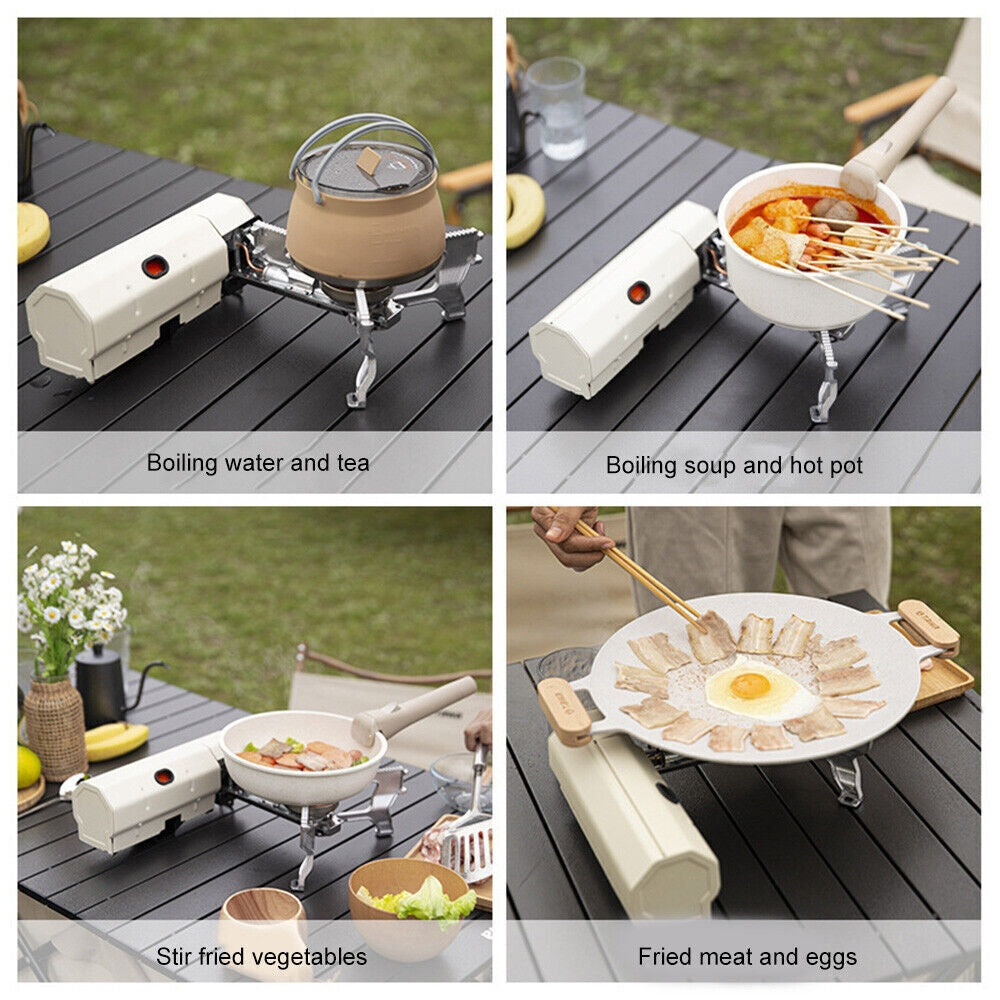 Portable Butane Stove Foldable 2600W Camping Stove Outdoor Cooking Gas Stove