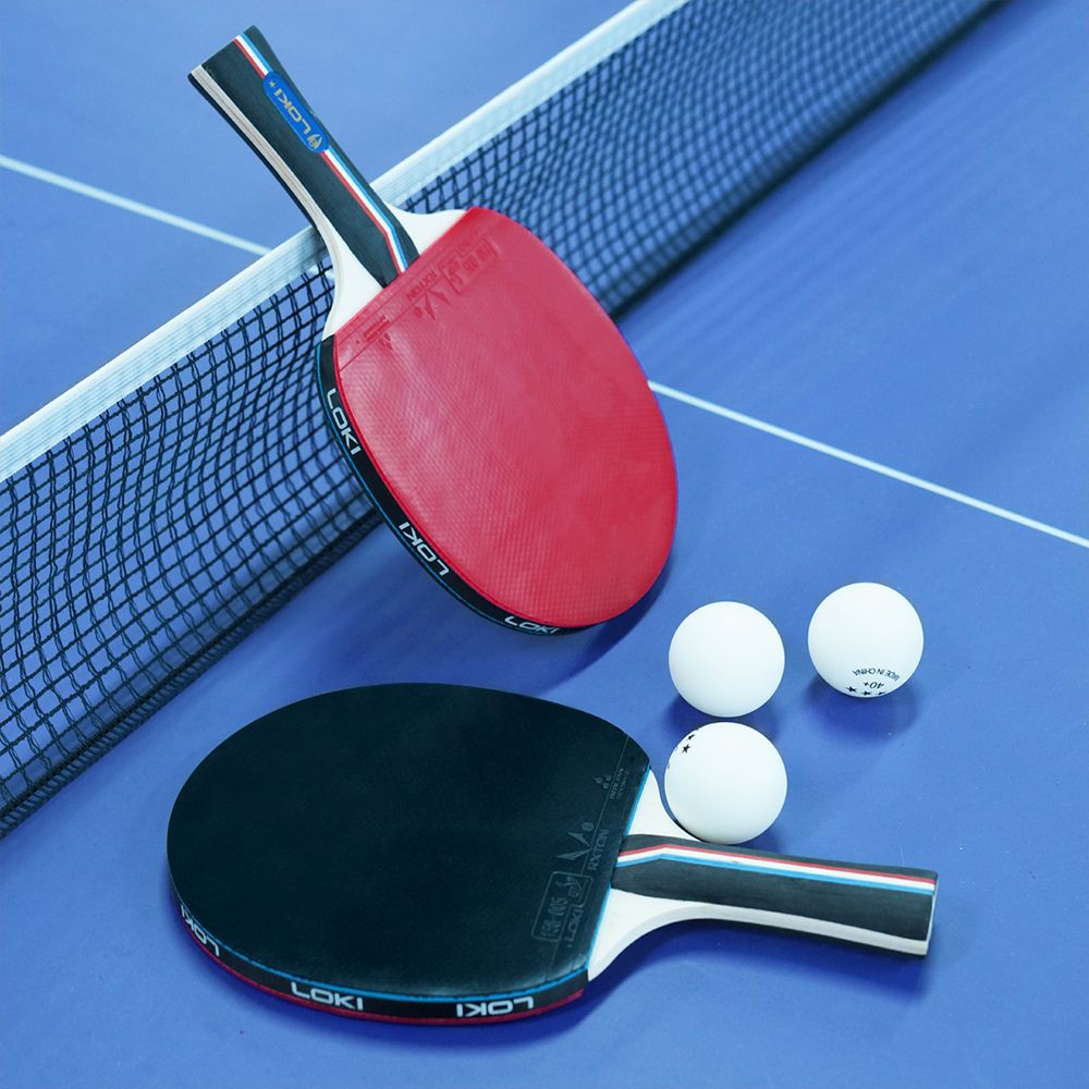 Portable Table Tennis Set – Retractable Net, 2 Bats & 3 Balls in Carry Bag, Fits Any Table