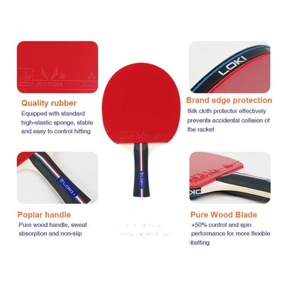 Portable Table Tennis Set – Retractable Net, 2 Bats & 3 Balls in Carry Bag, Fits Any Table