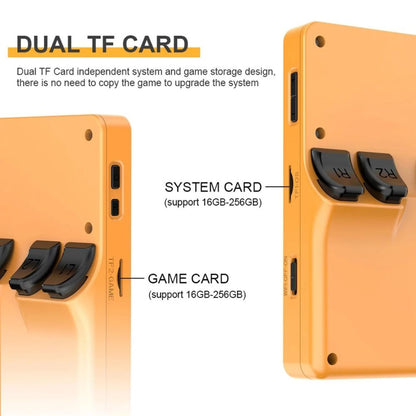 With dual TF card slots, you'll have even more storage for your favorite games. 