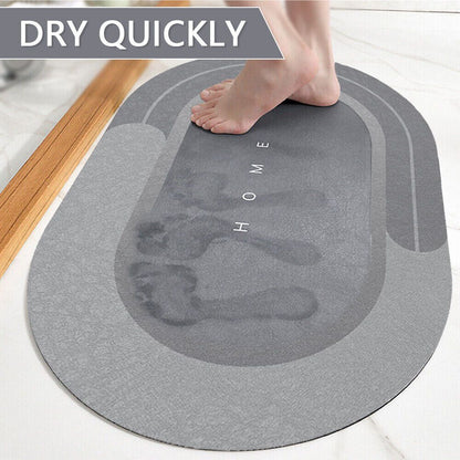 Quick Drying Floor Mat Super Absorbent Soft Non-Slip Diatom Mud Bath Floor Mat