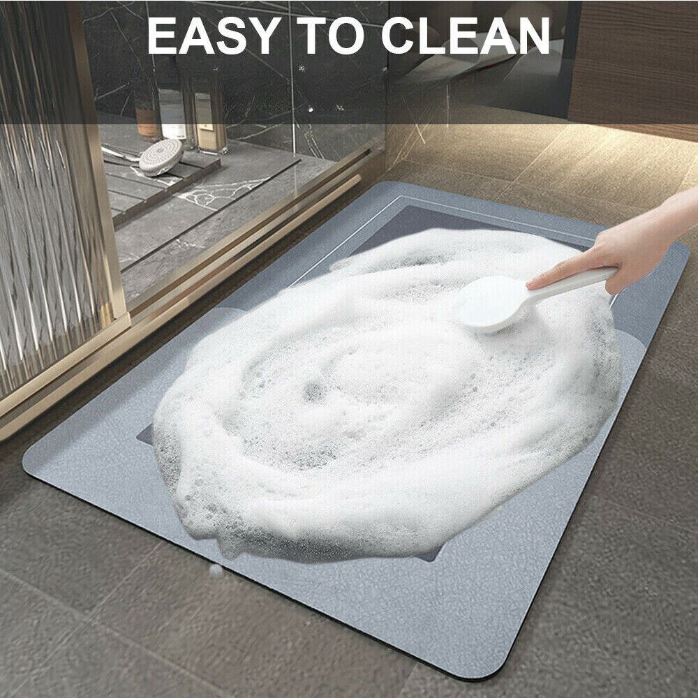 Quick Drying Floor Mat Super Absorbent Soft Non-Slip Diatom Mud Bath Floor Mat