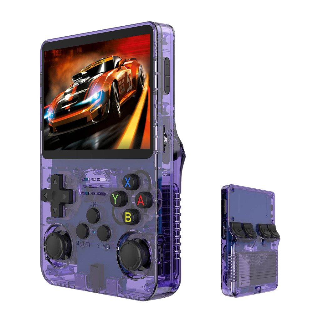 R36S Retro Handheld Video Game Console  3.5" IPS Screen Linux System Open Source