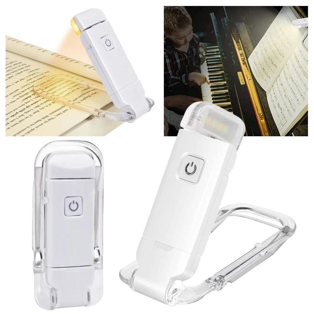 Mini Reading Light Rechargeable Reading Light Gritin 9 LED Rechargeable Book Light For