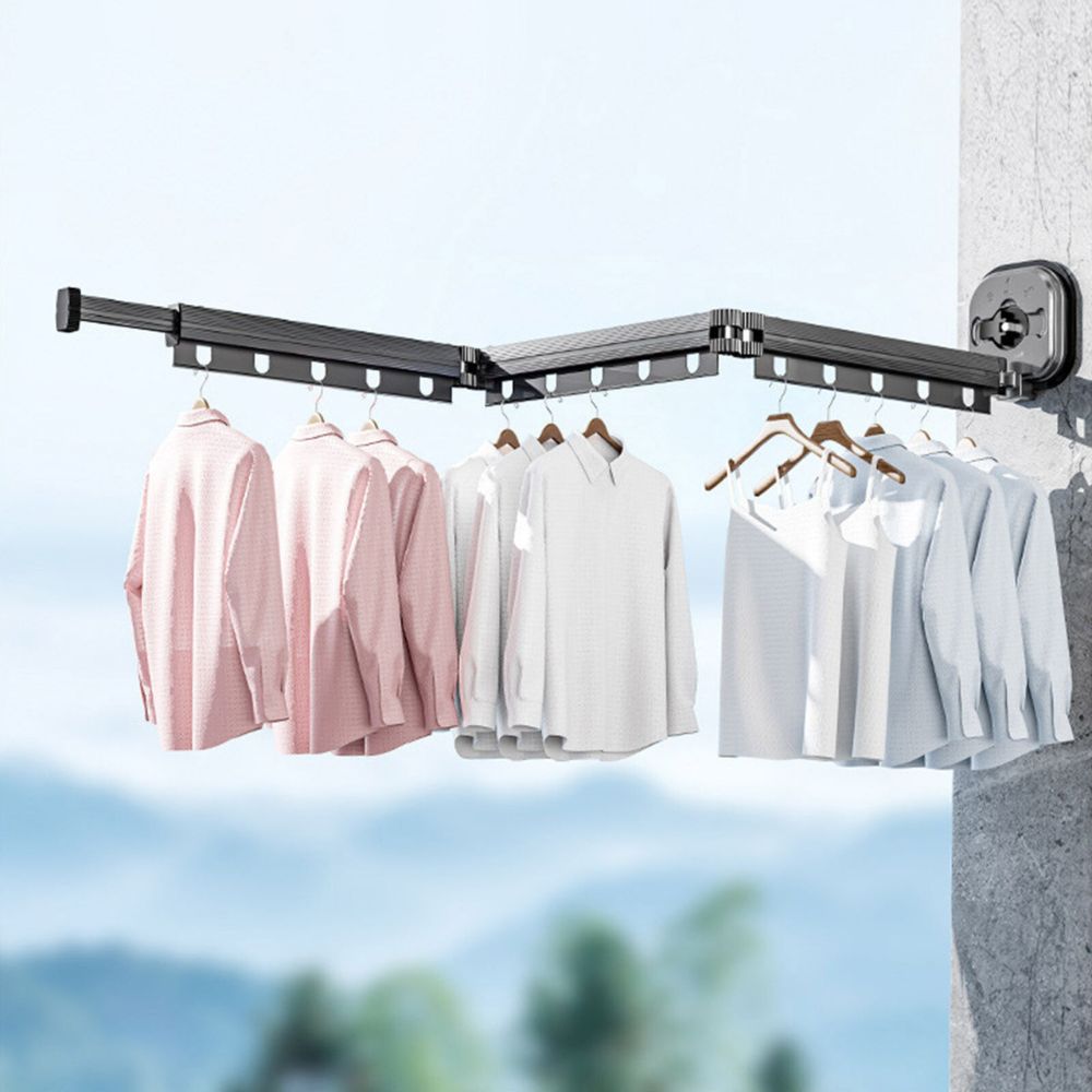 Retractable folding clothes hanger sale