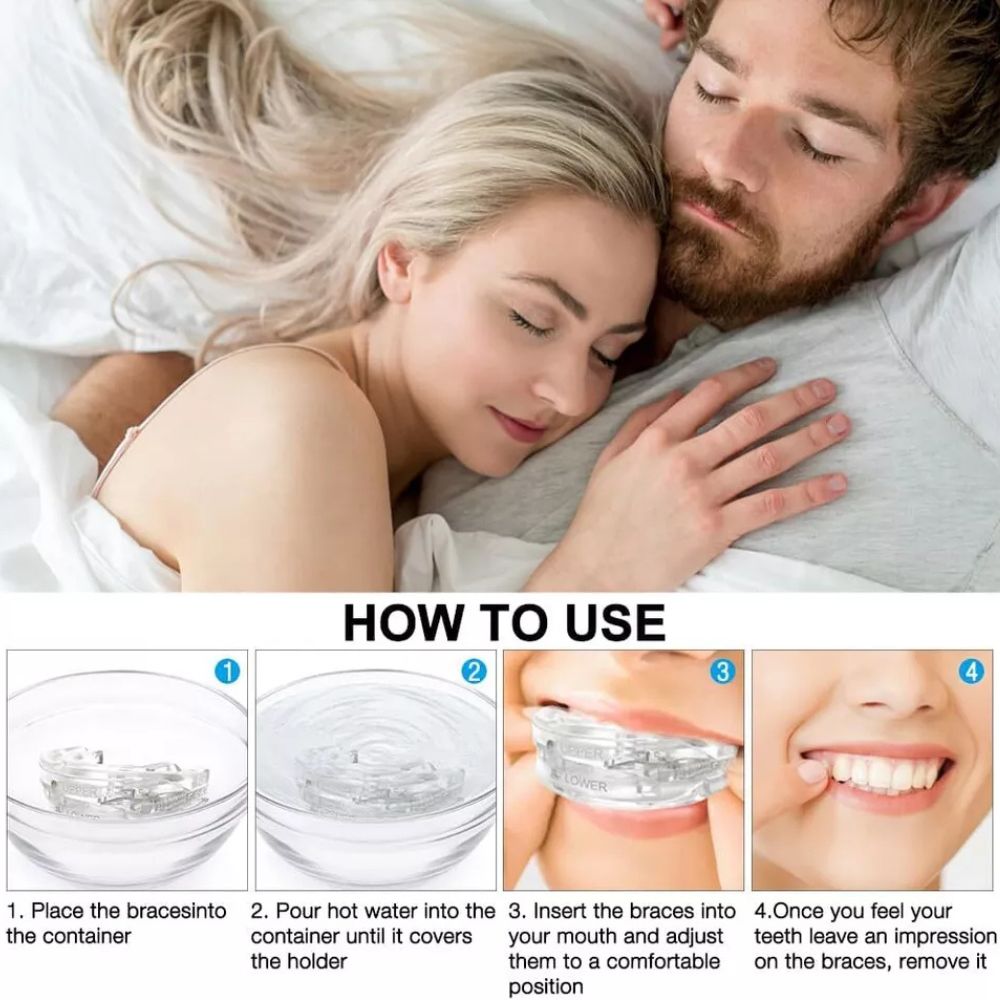 Sleep Aids Anti Snore Mouthpiece Mouth Guards Stop Snoring Adjustable Bruxisms