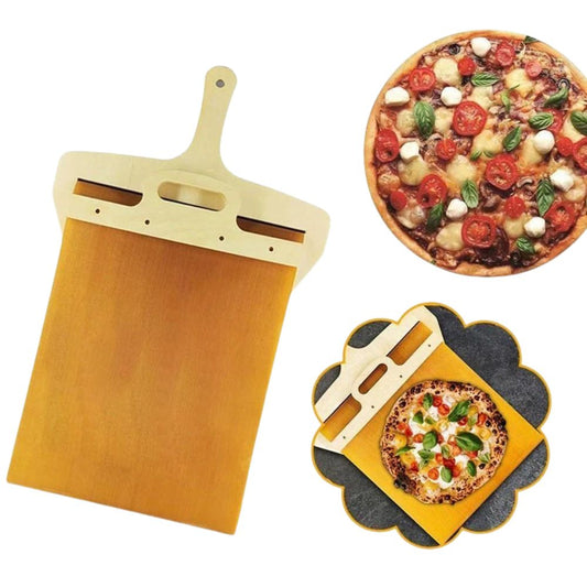 Sliding Pizza Shovel Peel-Pizza With Handle Dishwasher Safe Resusable Pizza Peeler