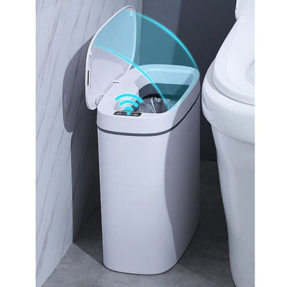 Smart Auto Induction Trash Can Rubbish Rechargeable Waste Bin Slim No Touching