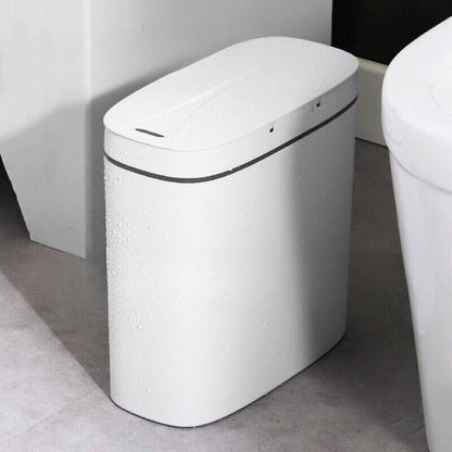 Smart Auto Induction Trash Can Rubbish Rechargeable Waste Bin Slim No Touching