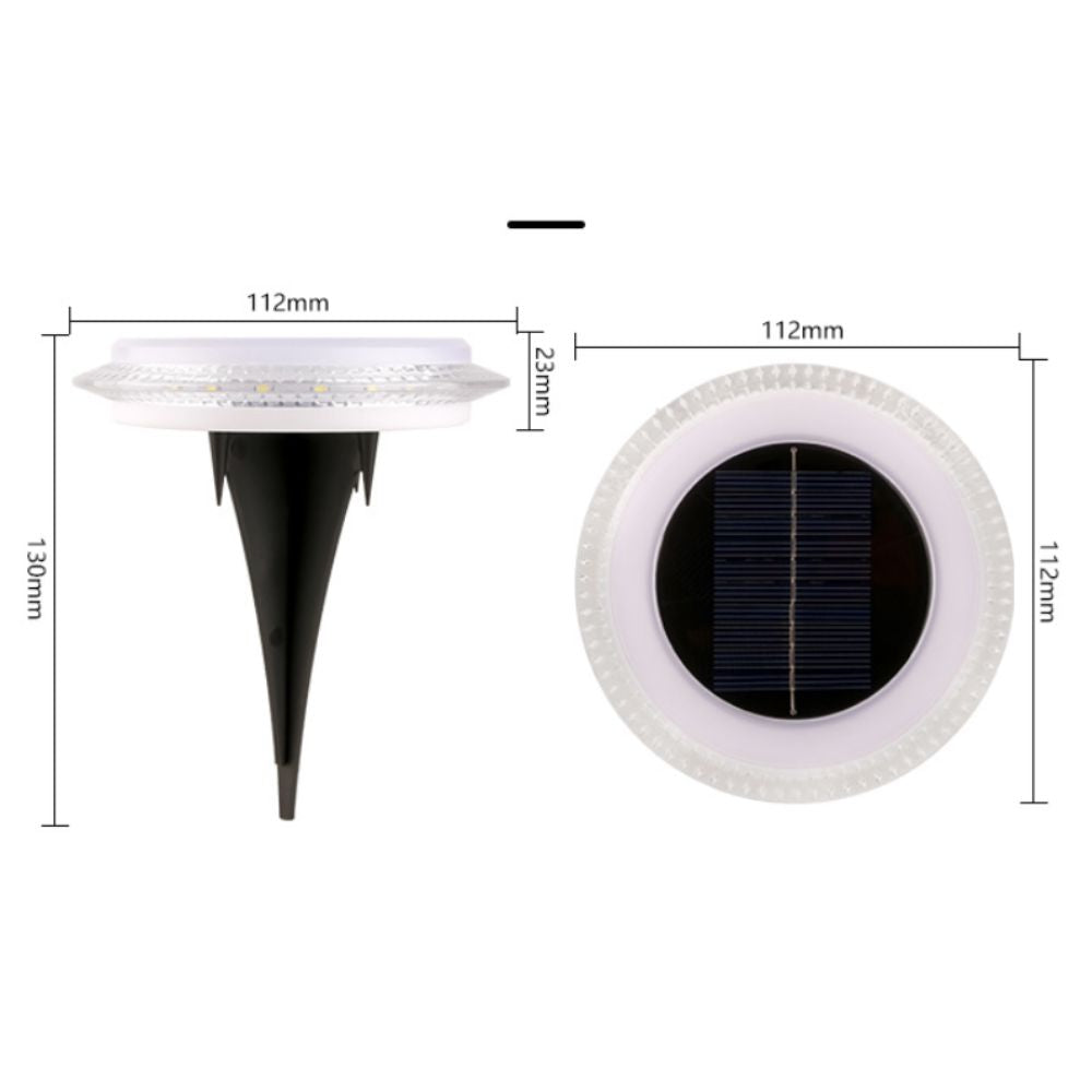 4PCS Solar LED Garden Wall Light Waterproof White Outdoor Lamp Auto Sensor