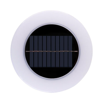4PCS Solar LED Garden Wall Light Waterproof White Outdoor Lamp Auto Sensor