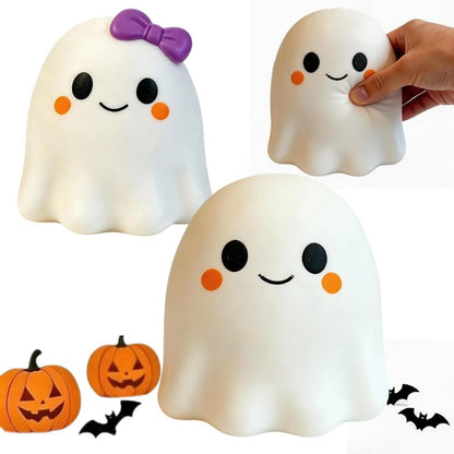 Jumbo Halloween ghost squishy slow rising stress toy