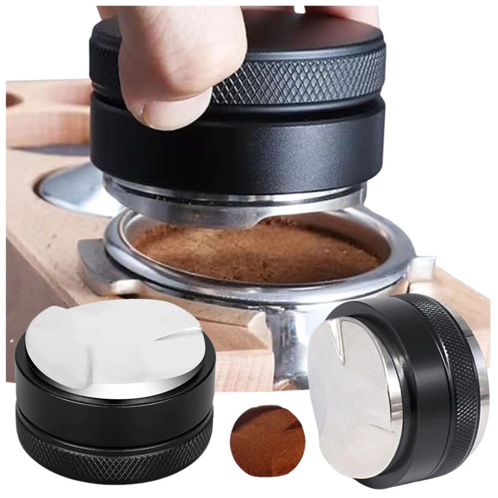 Stainless steel espresso coffee tamper