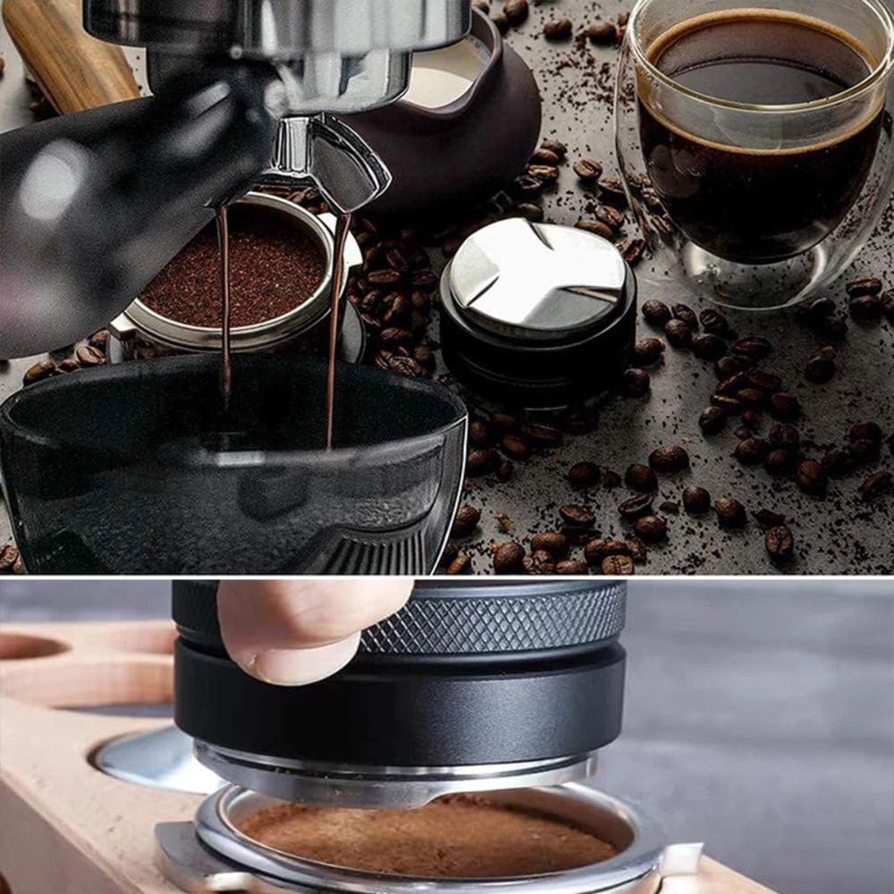 Stainless steel espresso coffee tamper