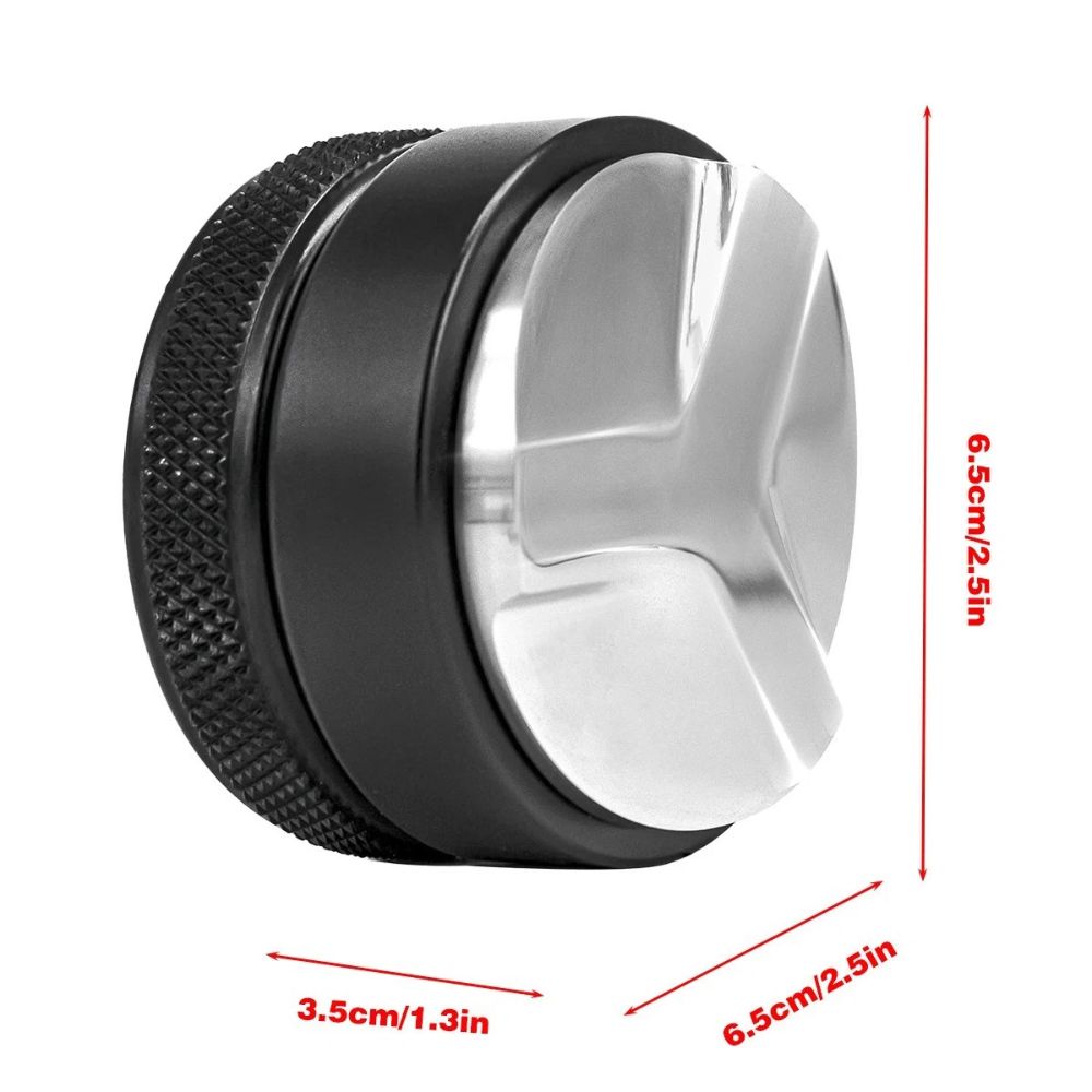 Stainless steel espresso coffee tamper
