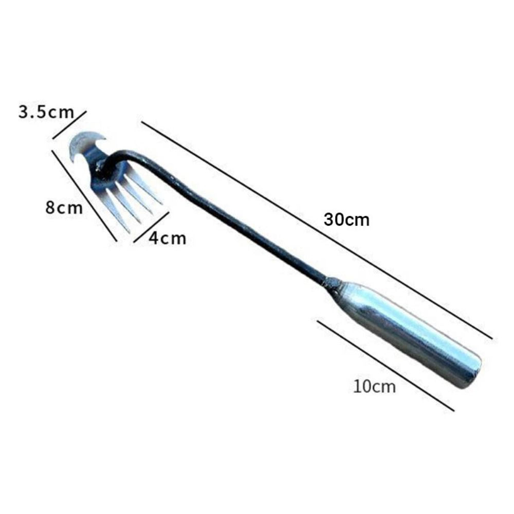 Stainless Steel Hand Weeder Rake Weed Remover Puller Manual Tool Garden