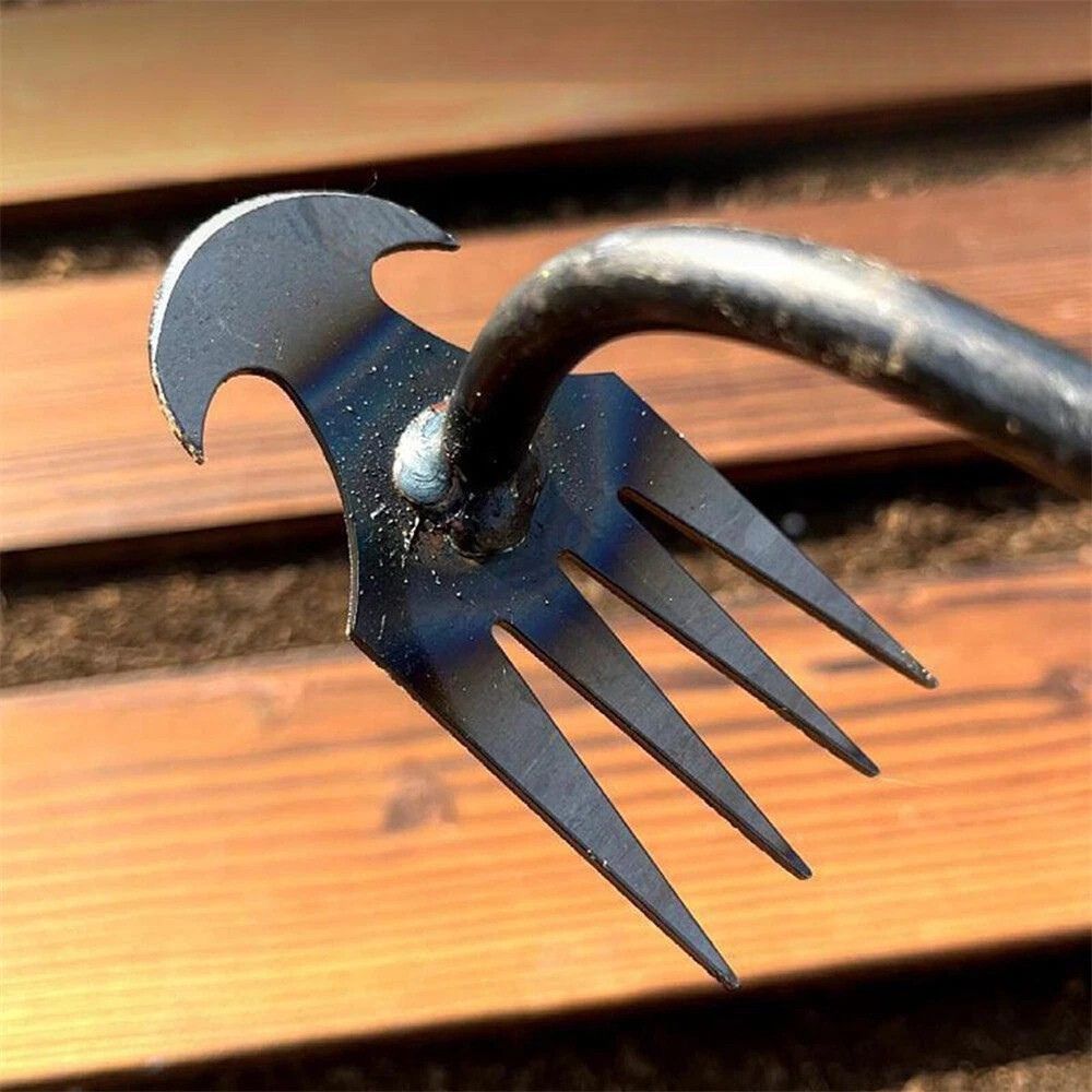 Stainless Steel Hand Weeder Rake Weed Remover Puller Manual Tool Garden