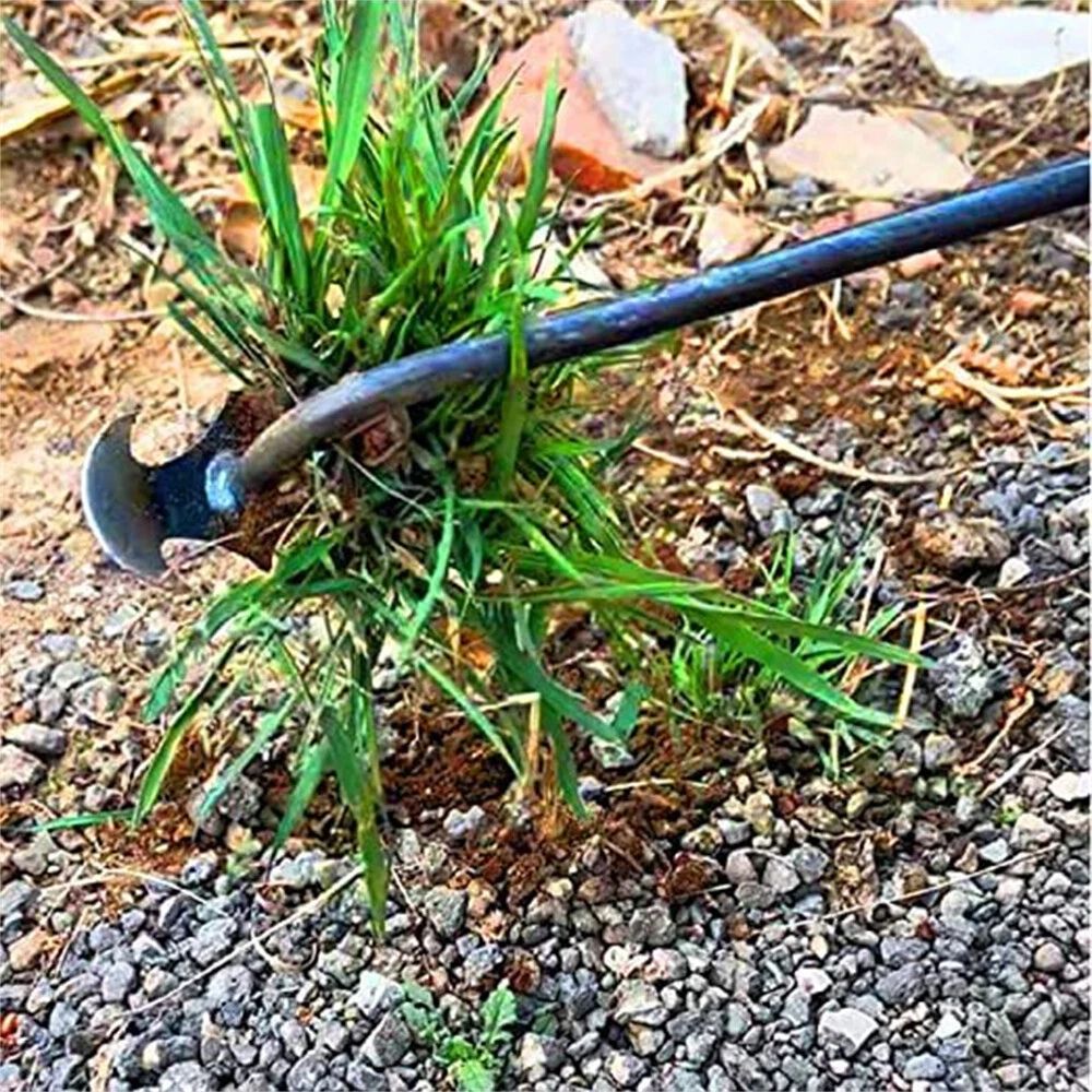 Stainless Steel Hand Weeder Rake Weed Remover Puller Manual Tool Garden