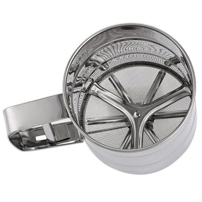 Stainless Steel Mesh Flour Sifter Baking Icing Sieve Strainer Cup Sugar Shaker