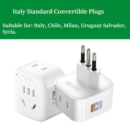 Italian Type L plug adapter for Australian sockets