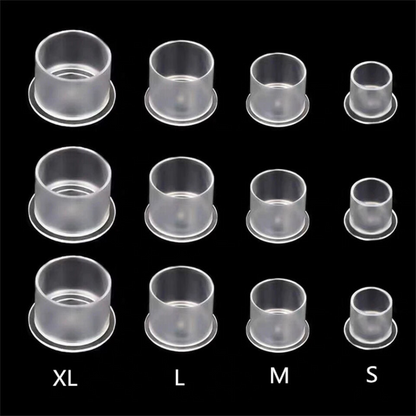TATTOO Plastic Ink Cup S/M/L/XL Pigment Pots For Cosmetic Microblading & Tattooing