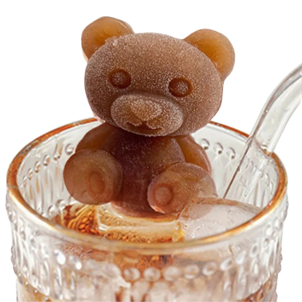 Teddy Bear Shape 3D Ice Cube Maker Silicone Moulds DIY Cake Chocolate Mould Tray