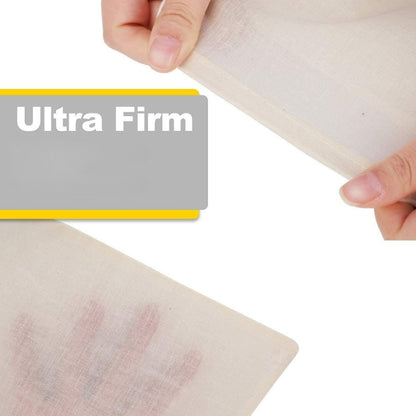 UP 50x Reusable Cotton Filter Bags 100% Cotton Muslin Spices Herbs Tea Soup Drawstring