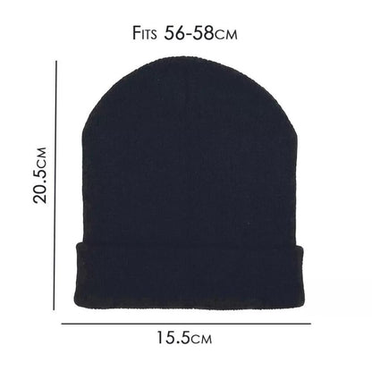 Unisex Beanie Men Women Plain Winter Ski  Knitted Hat Cap Thermal Warm Knit Bulk