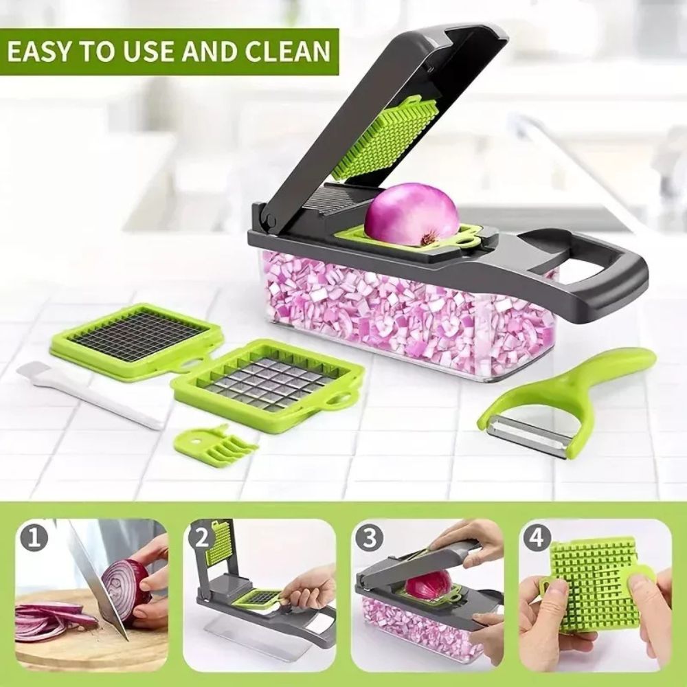 Vegetable Chopper Veggie Slicer Cutter Dicer Kitchen Food Choppers Onion Chopper