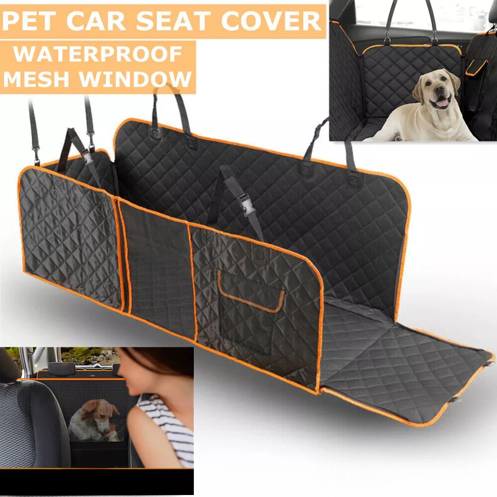 Waterproof Pet Car Back Seat Cover Cat Dog Premium Hammock NonSlip Protector Mat