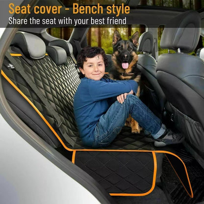 Waterproof Pet Car Back Seat Cover Cat Dog Premium Hammock NonSlip Protector Mat