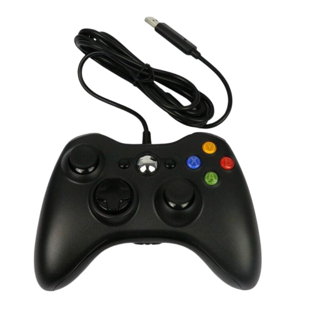 Wired Game Controller Gamepad For Microsoft Xbox 360 Windows PC Game Console