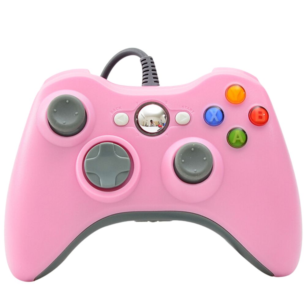 Wired Game Controller Gamepad For Microsoft Xbox 360 Windows PC Game Console