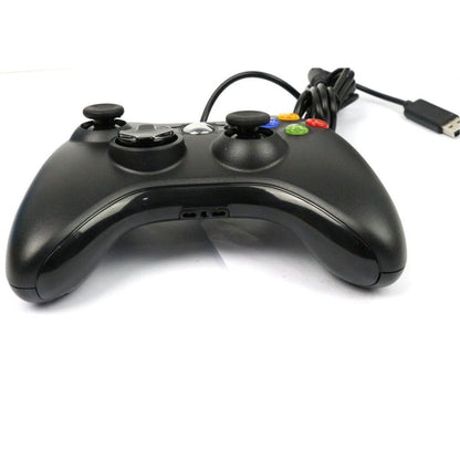 Wired Game Controller Gamepad For Microsoft Xbox 360 Windows PC Game Console