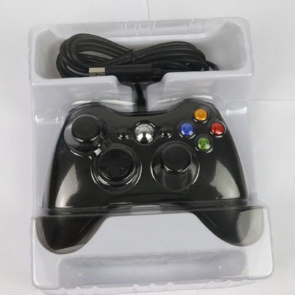 Wired Game Controller Gamepad For Microsoft Xbox 360 Windows PC Game Console