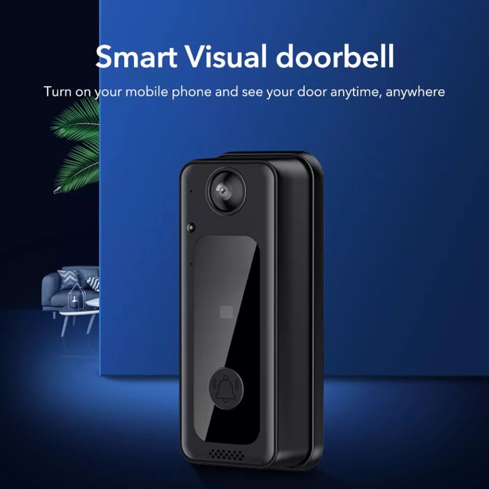 Wireless Doorbell Smart Intercom Security Camera Phone Video Door Bell Ring WiFi