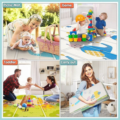 XPE Foam Kids Play Mat Baby Crawling Pad Floor Foldable Non-slip Carpet