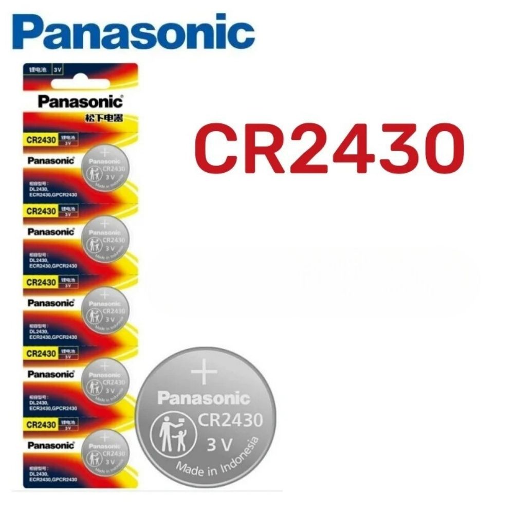 Panasonic Battery Button Coin Cell Lithium Battery CR1220 CR1616 CR1620 CR1632 CR2016 CR2025 CR2032 CR2430 CR2450